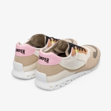 Camper Nothing Sneakers Dame Beige / Hvide / MørkeOrange EQYDAQ-495